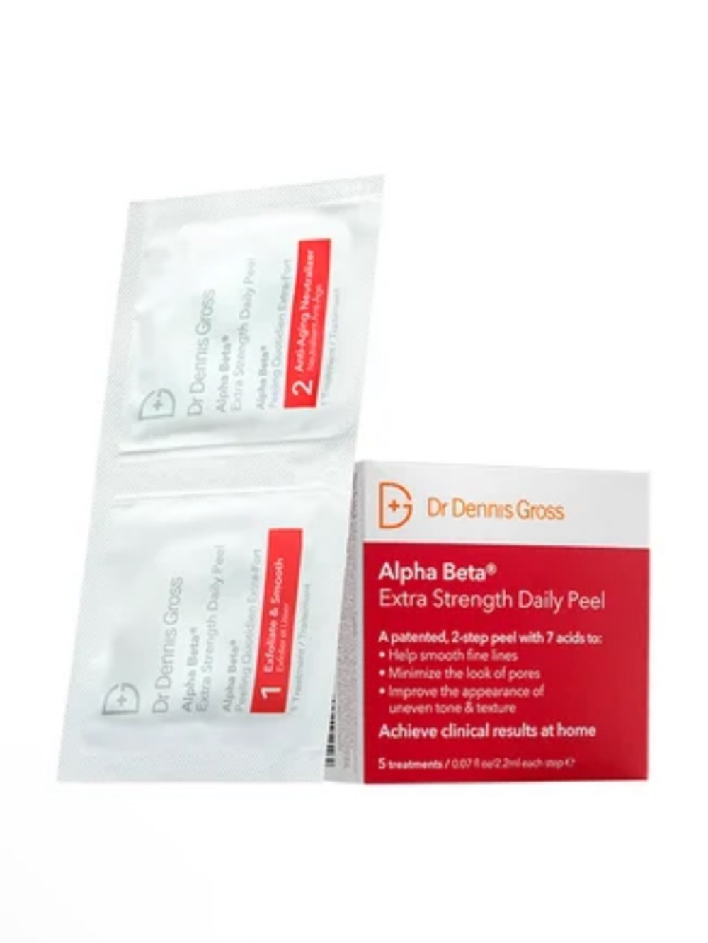 Dr Dennis Gross peel pads qty 5 NEW $22